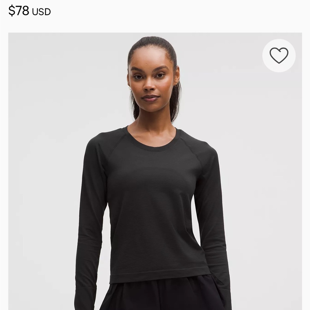 Lululemon swiftly tech 2.0 waist length top